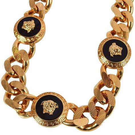 mens versace necklace|versace gold jewelry for men.